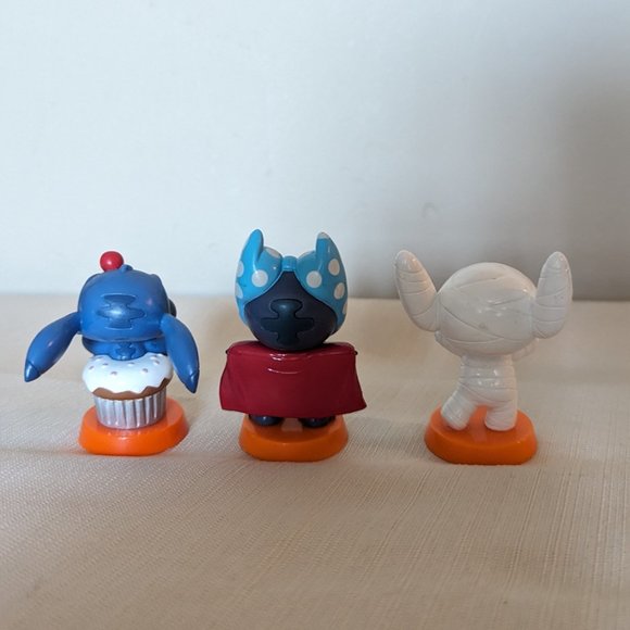 Disney Stitch Bikini Cupcake Bandage Figures Set of 3 From Hong Kong Disneyland - Picture 2 of 3